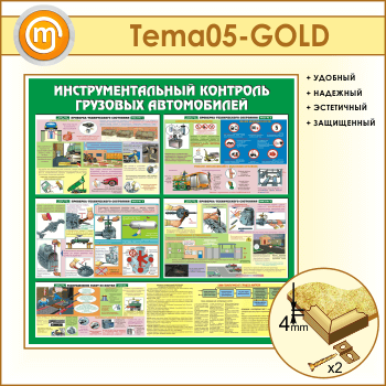 Стенд «Инструментальный контроль грузовых автомобилей» (TM-05-GOLD)